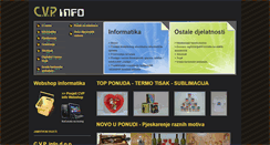 Desktop Screenshot of cvp-info.hr